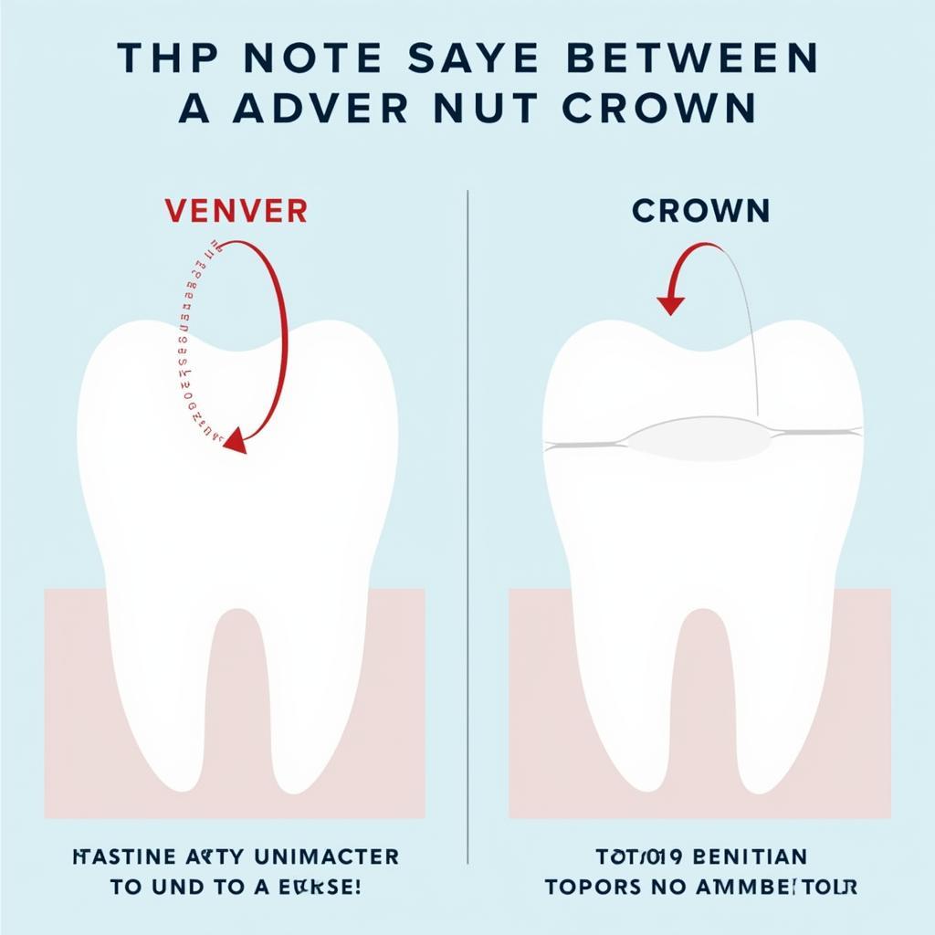 So sánh Veneer và Crown