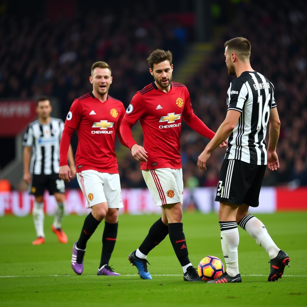 Pha Phối Hợp Đẹp Mắt Giữa Các Cầu Thủ MU dẫn đến Bàn Thắng vào Lưới Newcastle