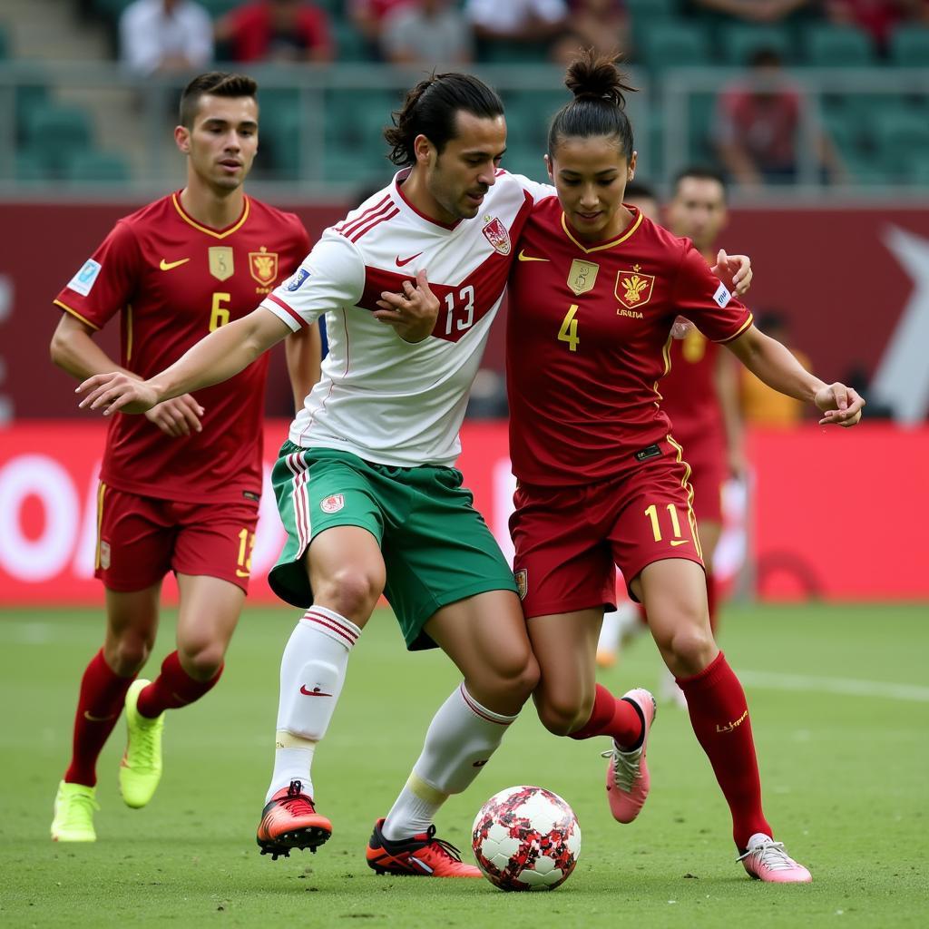 Việt Nam và Lebanon đối đầu kịch tính trên sân futsal