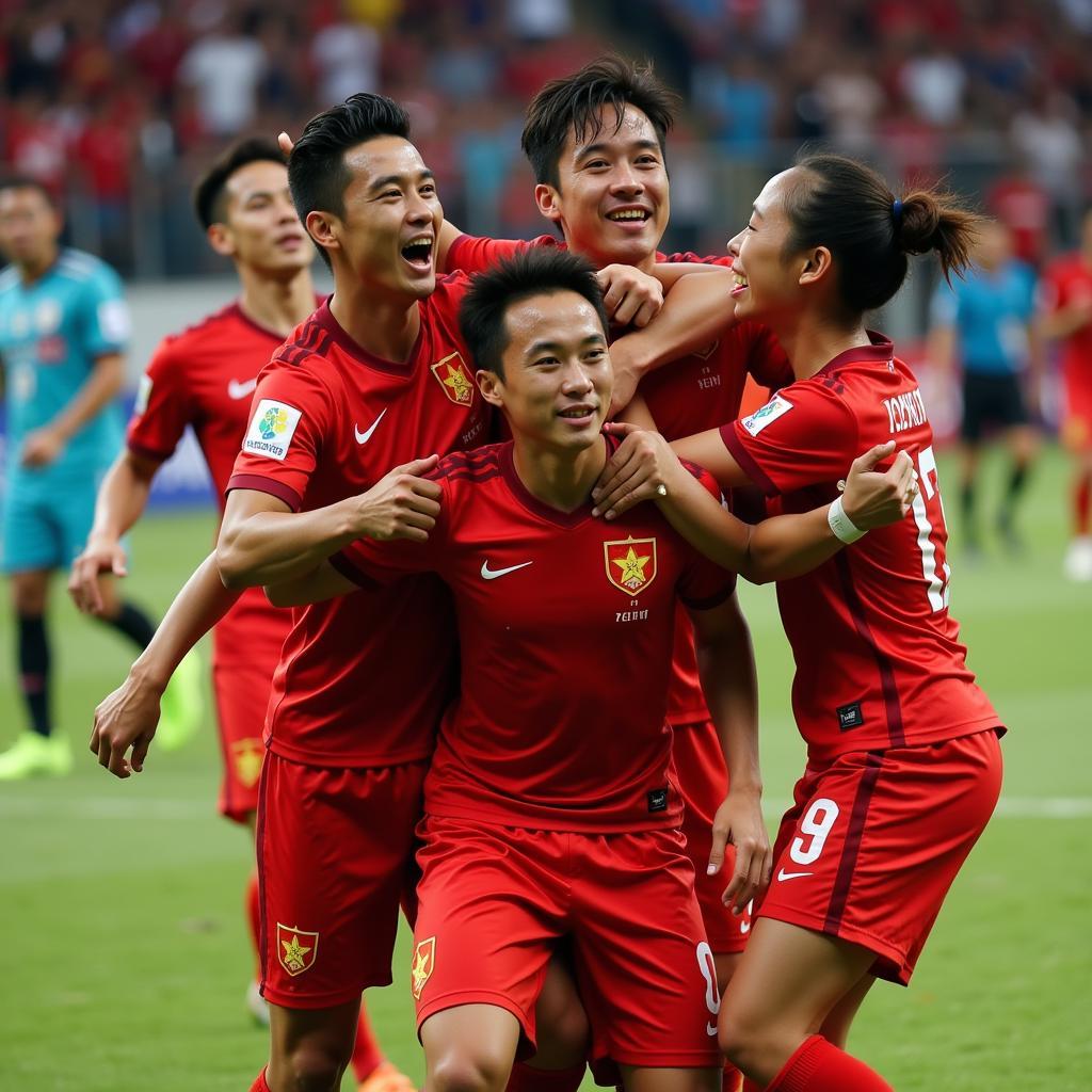 Việt Nam vs Malaysia: Người hùng ghi bàn