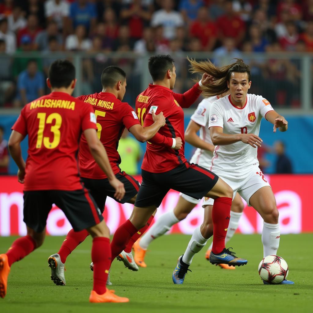 Trận đấu giữa Việt Nam và Trung Quốc tại vòng loại World Cup