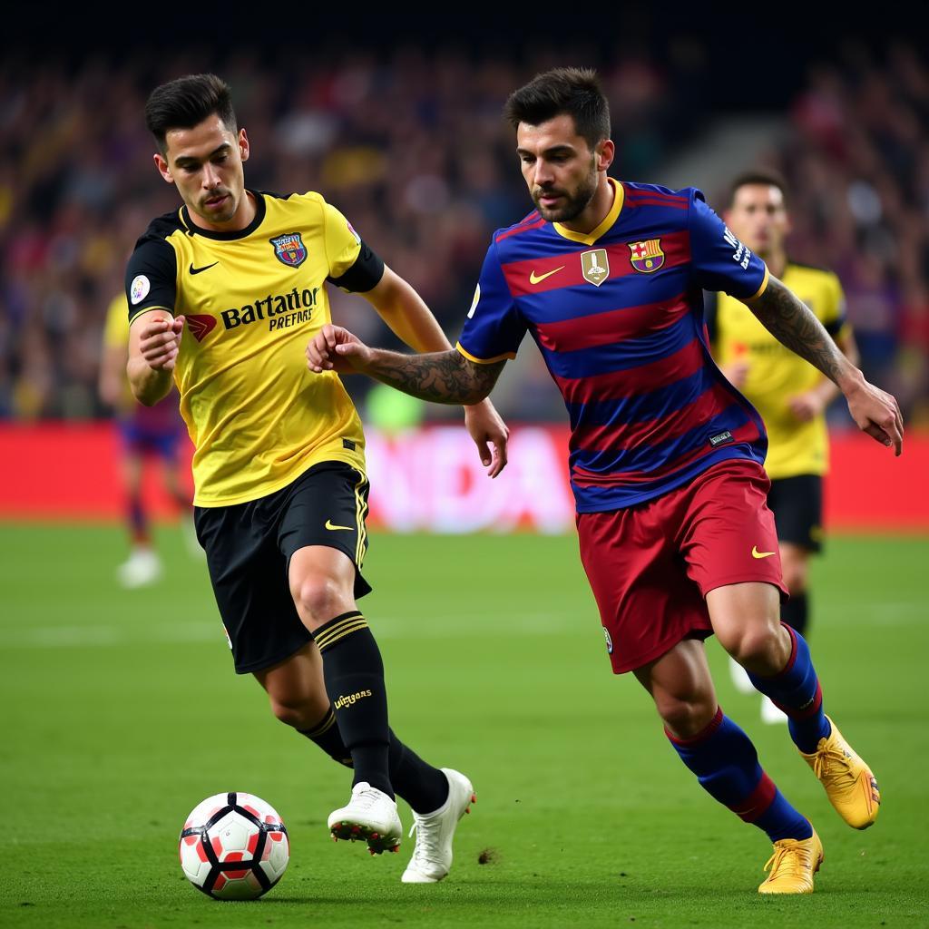 Villarreal đối đầu với Barcelona