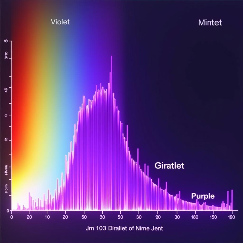 So sánh Violet và Purple trên Quang Phổ