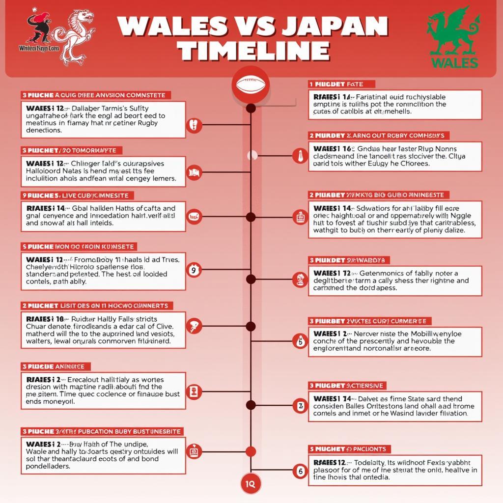 Lịch sử đối đầu Wales - Nhật Bản Rugby