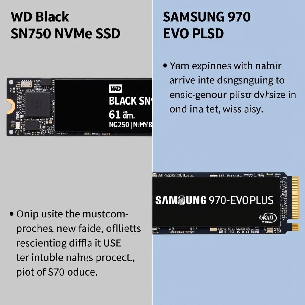 WD Black SN750 NVMe SSD và Samsung 970 Evo Plus: Lựa chọn nào phù hợp?