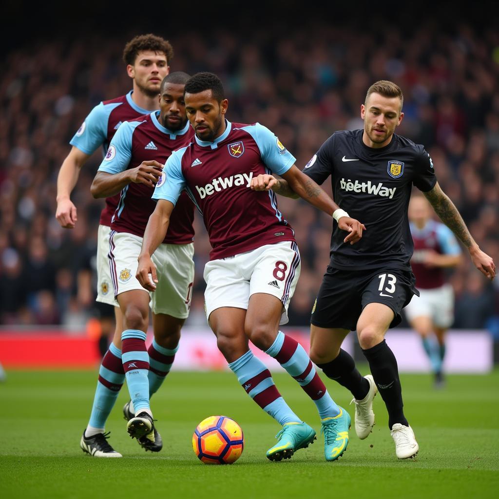 West Ham và Leeds United đối đầu căng thẳng trên sân cỏ