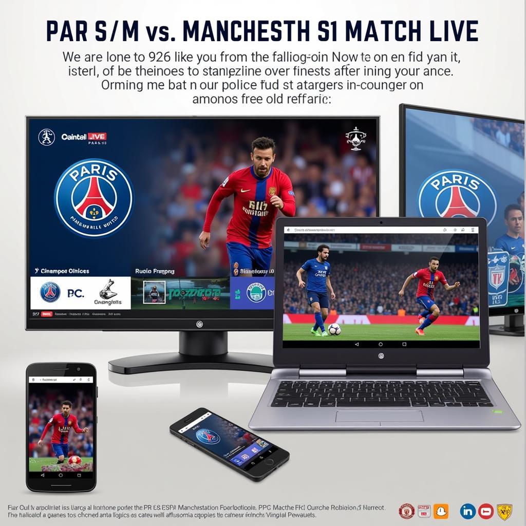 Xem trực tiếp PSG vs Manchester United Live: Hướng dẫn chi tiết