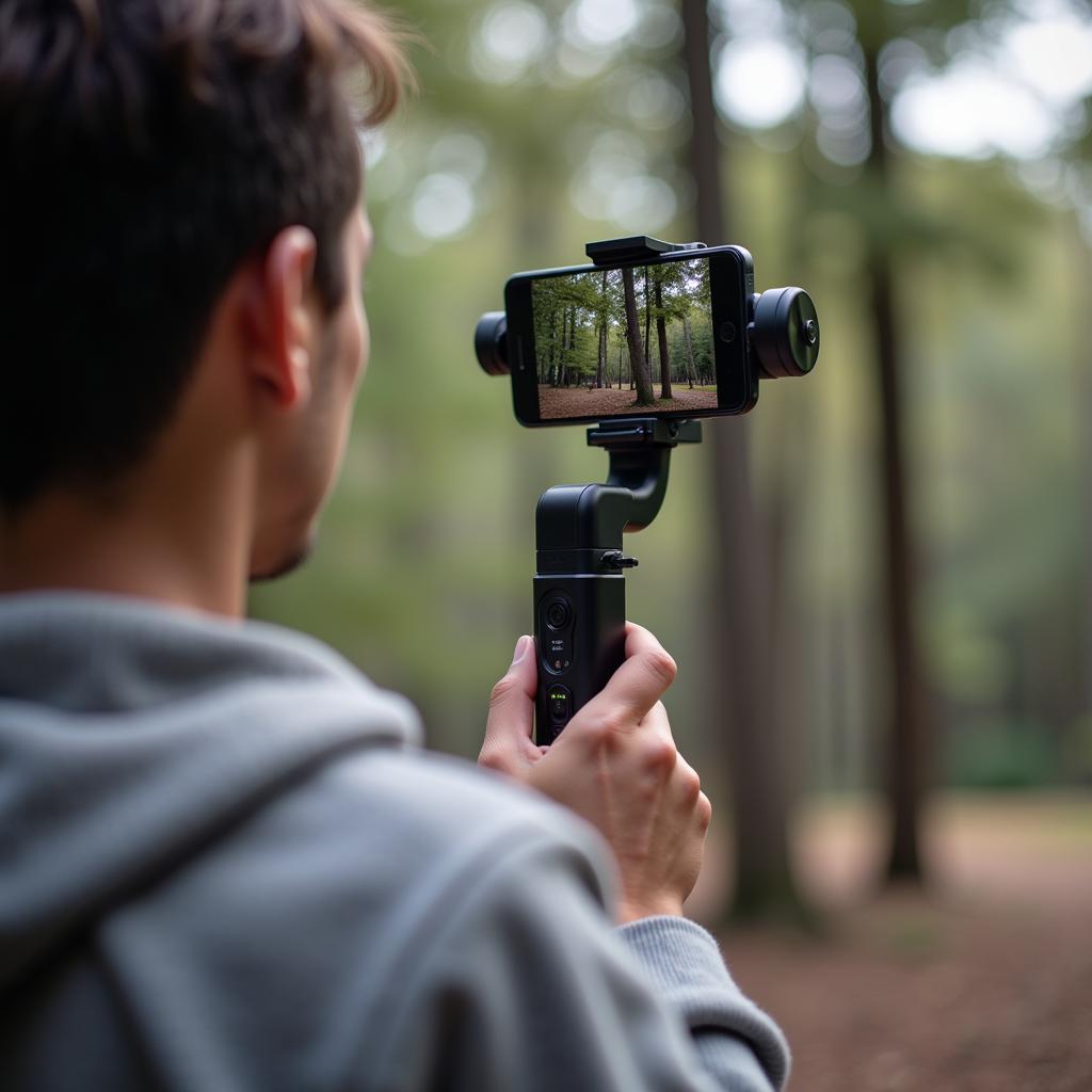 Gimbal 1 trục cho điện thoại