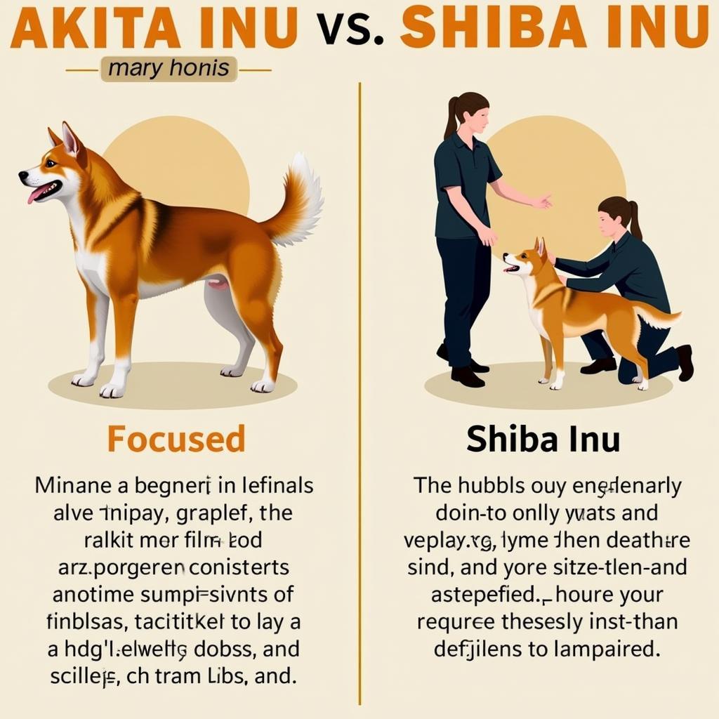 Huấn luyện Akita Inu và Shiba Inu