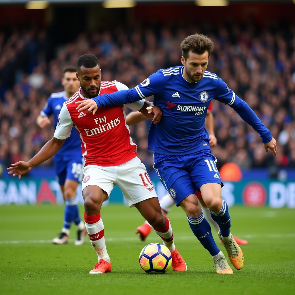 Trận đấu giữa Arsenal và Chelsea