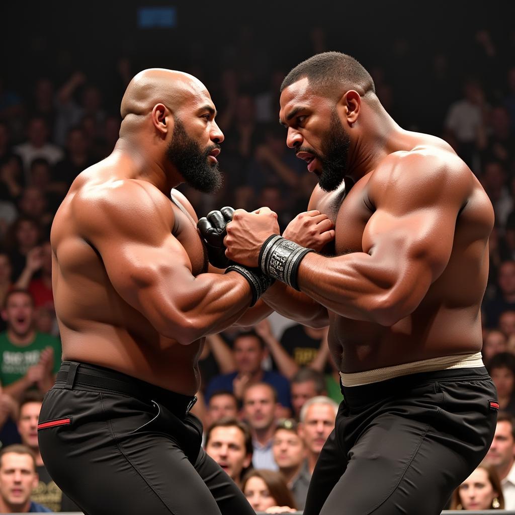 Batista và Mark Henry đọ sức