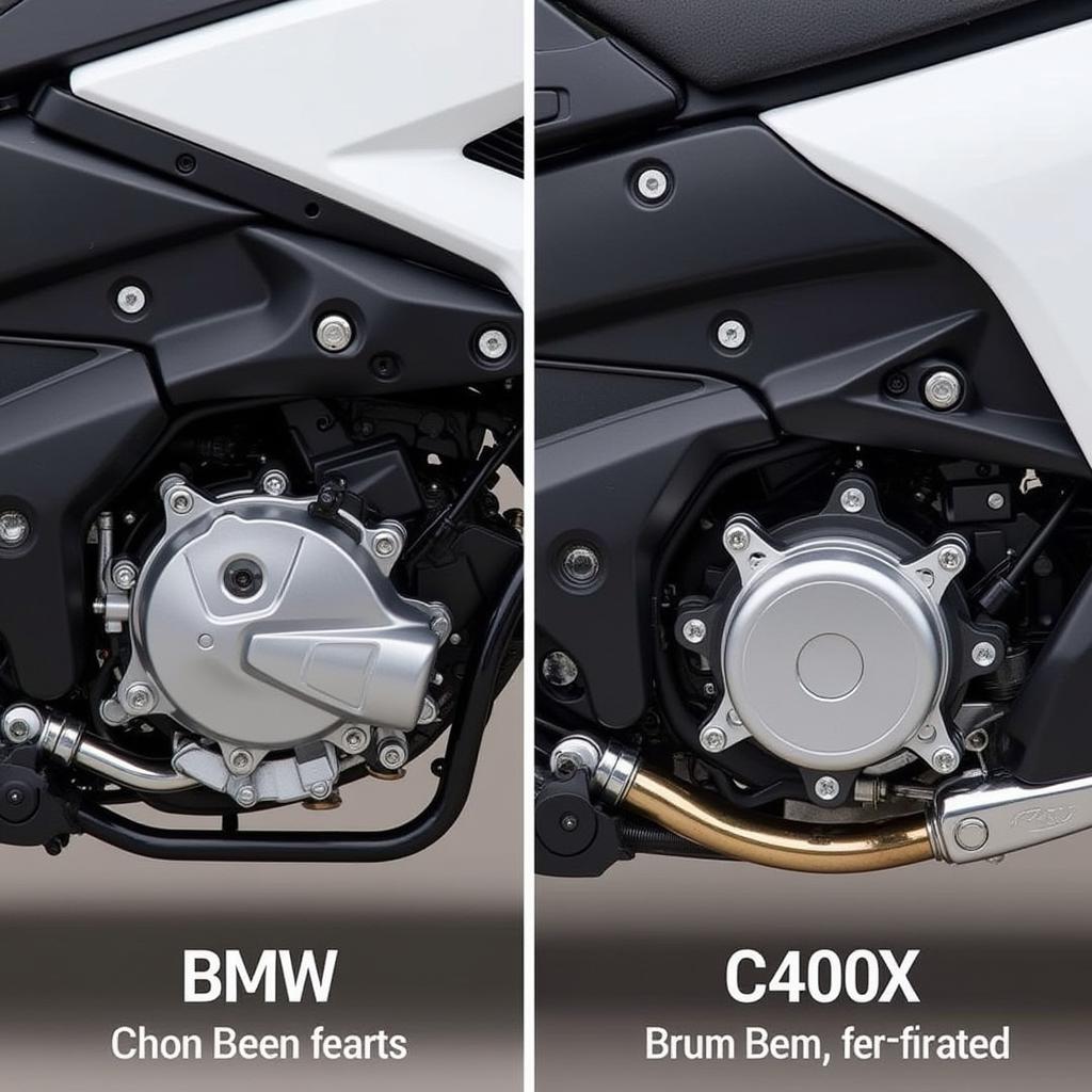 So sánh động cơ BMW C400GT và C400X