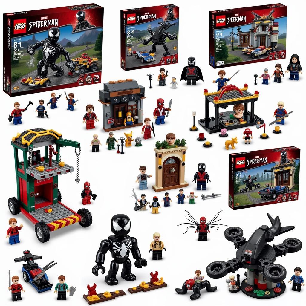 Bộ Lắp Ráp Lego Venom vs Spiderman Đa Dạng