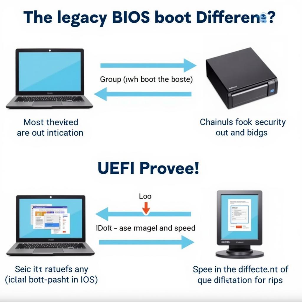 So sánh Boot Legacy và UEFI