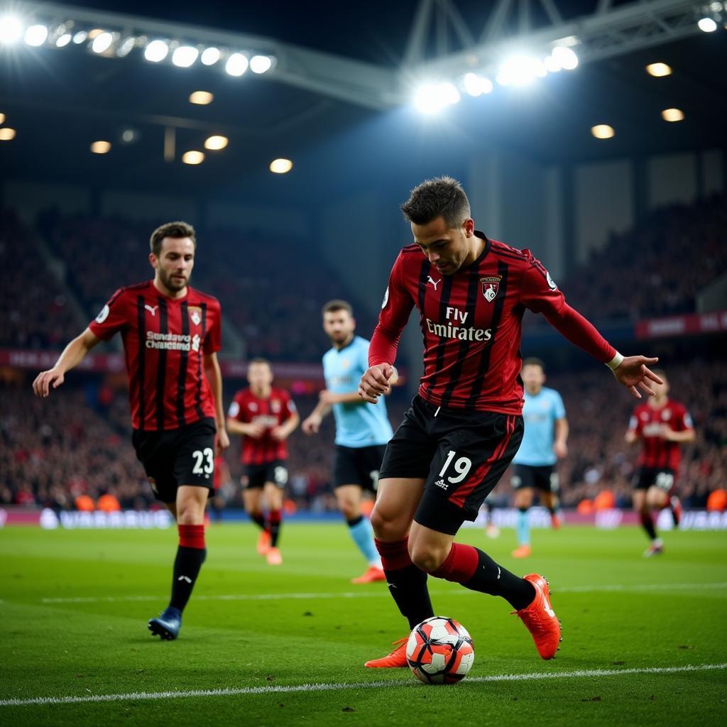 Trận đấu Bournemouth vs đối thủ trên sân cỏ