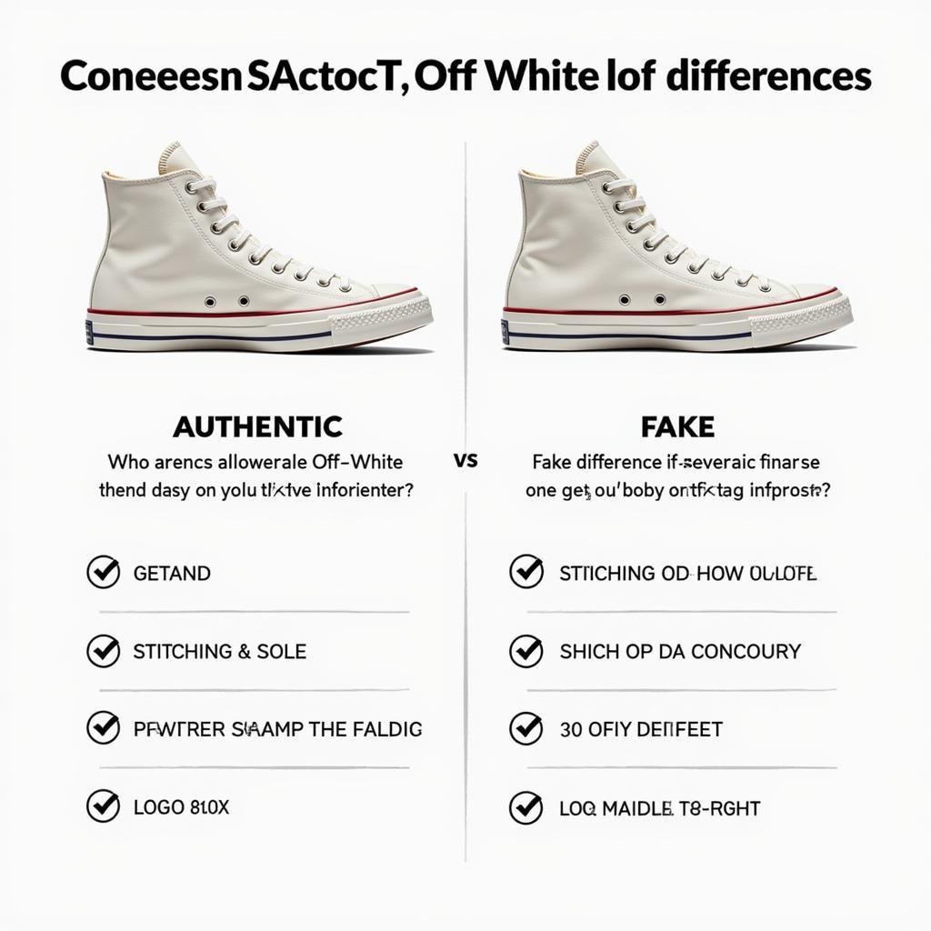 Các câu hỏi thường gặp về Converse Off White Fake và Real