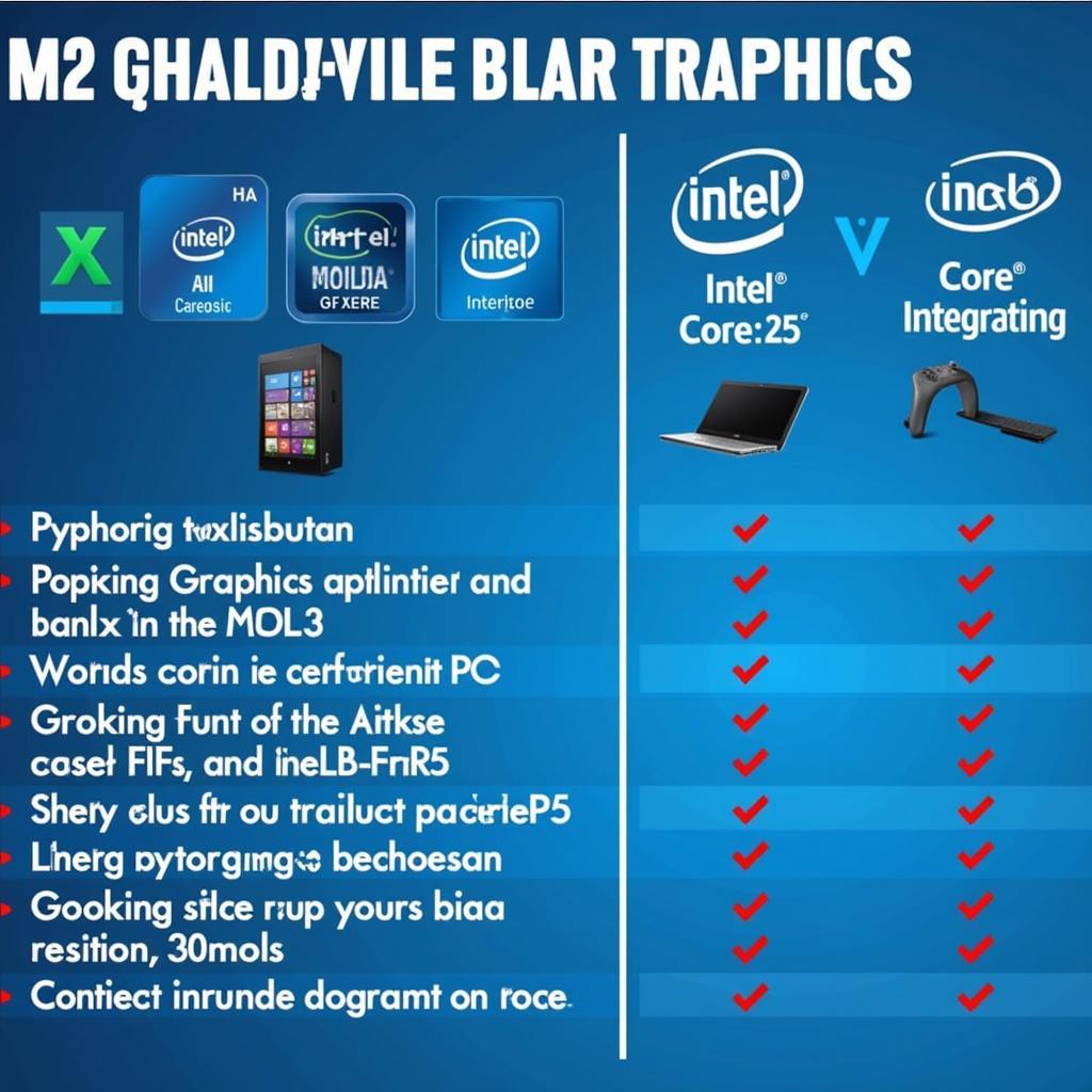 Card đồ họa tích hợp Intel Core m3 và i5