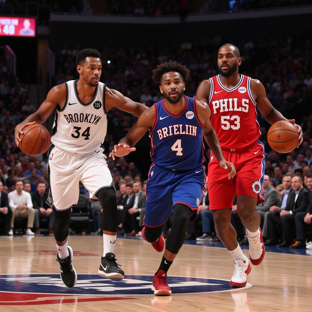 Cầu thủ nổi bật trong trận đấu giữa Brooklyn Nets và Philadelphia 76ers