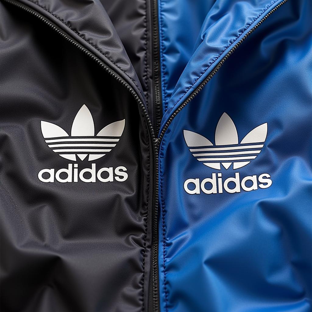 Chất liệu áo khoác Adidas xịn: Nhận biết và so sánh