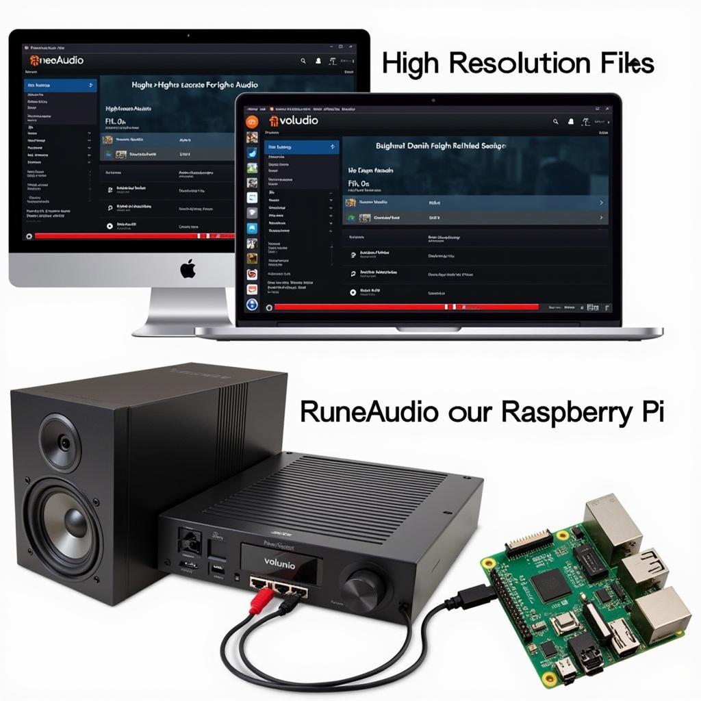 Chất lượng âm thanh vượt trội của RuneAudio và Volumio