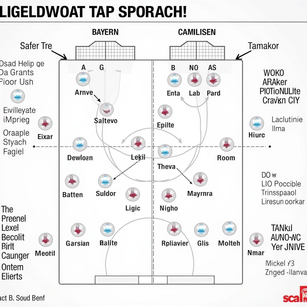 Chiến thuật Bayern Munich vs Leverkusen