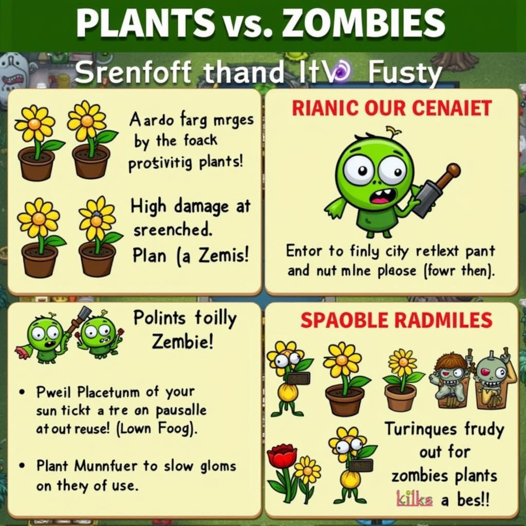 Chiến thuật bố trí cây hiệu quả trong Plants vs Zombies Survival Endless 10000 flags