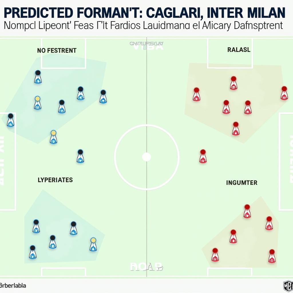 Phân tích chiến thuật dự kiến của Cagliari và Inter Milan