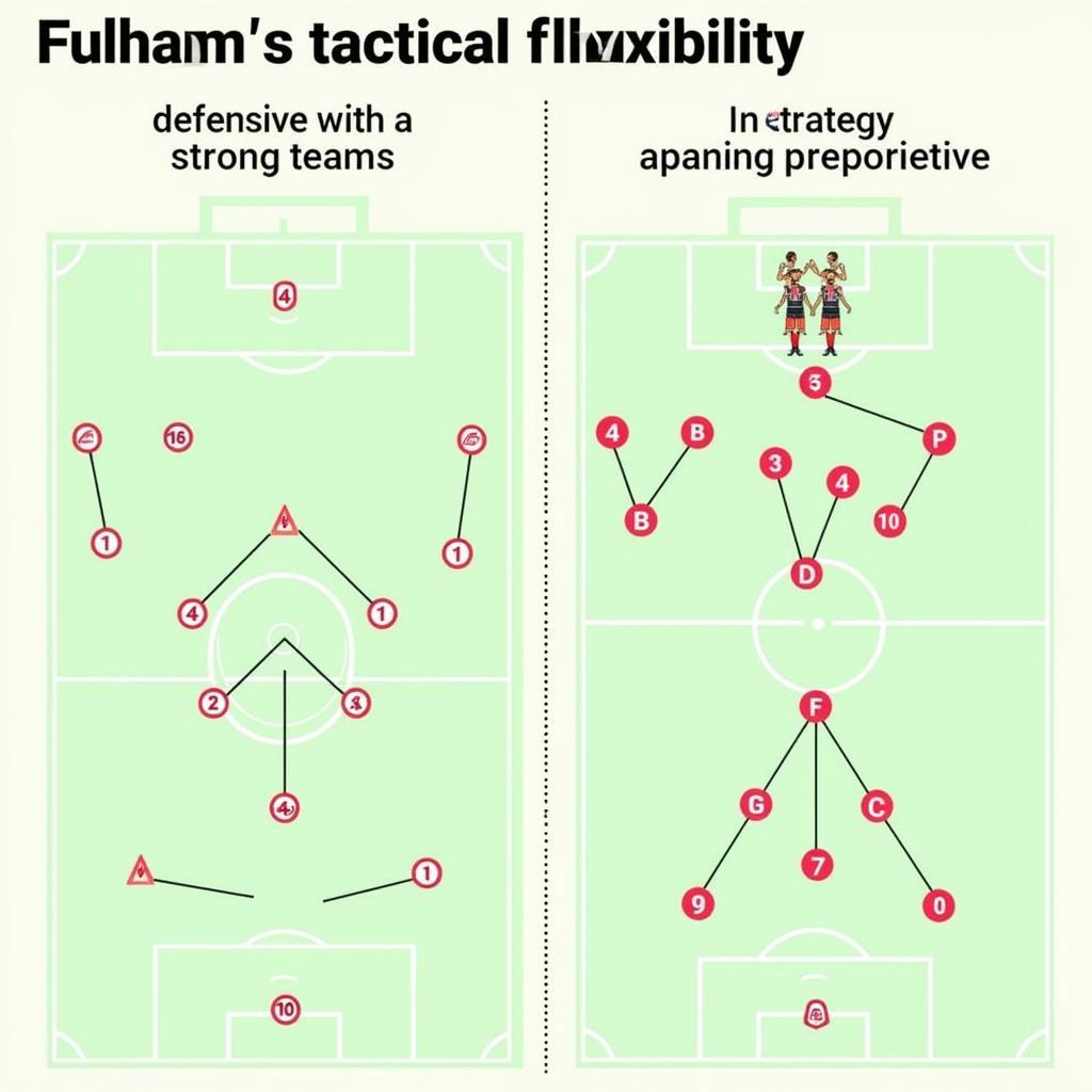 Chiến thuật Fulham khi đối đầu các đội bóng khác nhau