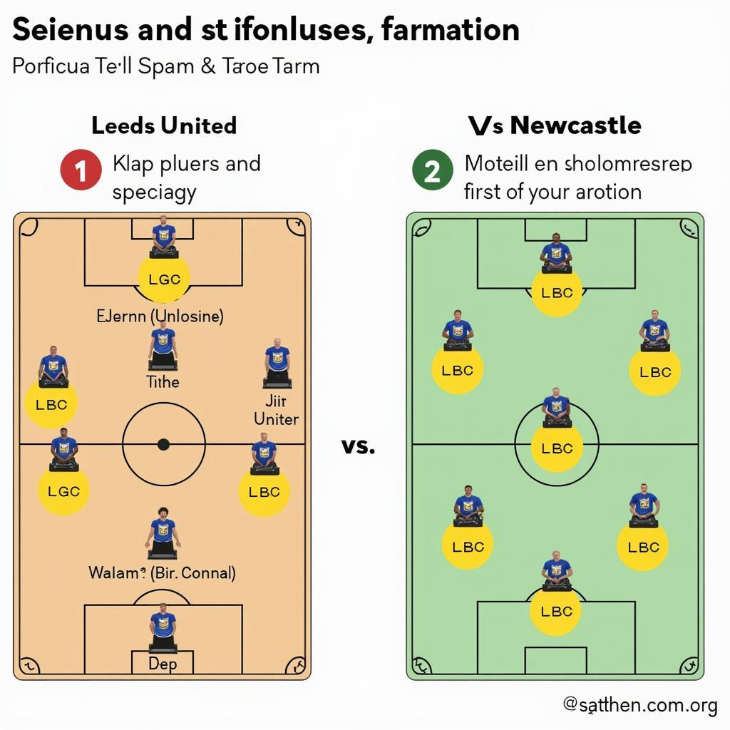 Chiến thuật hai đội Leeds United và Newcastle