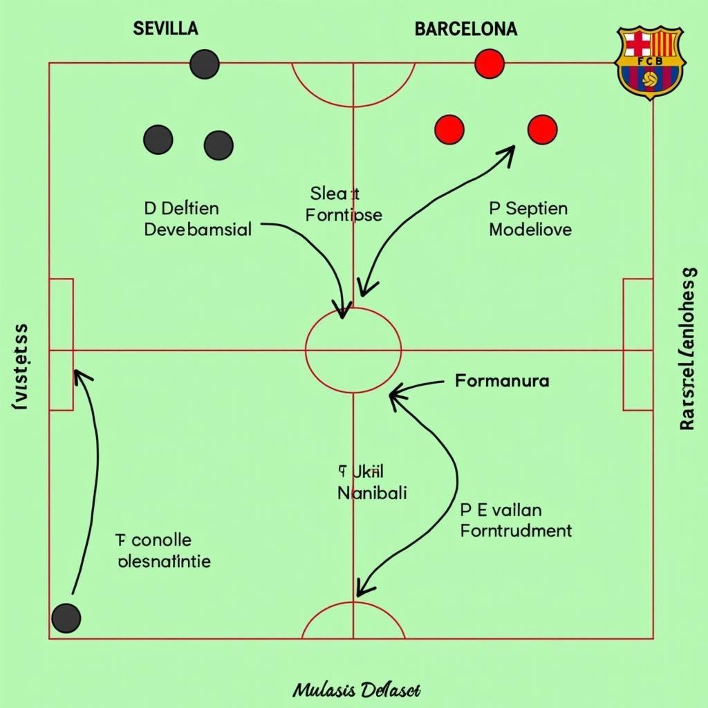 Chiến thuật Sevilla vs Barcelona