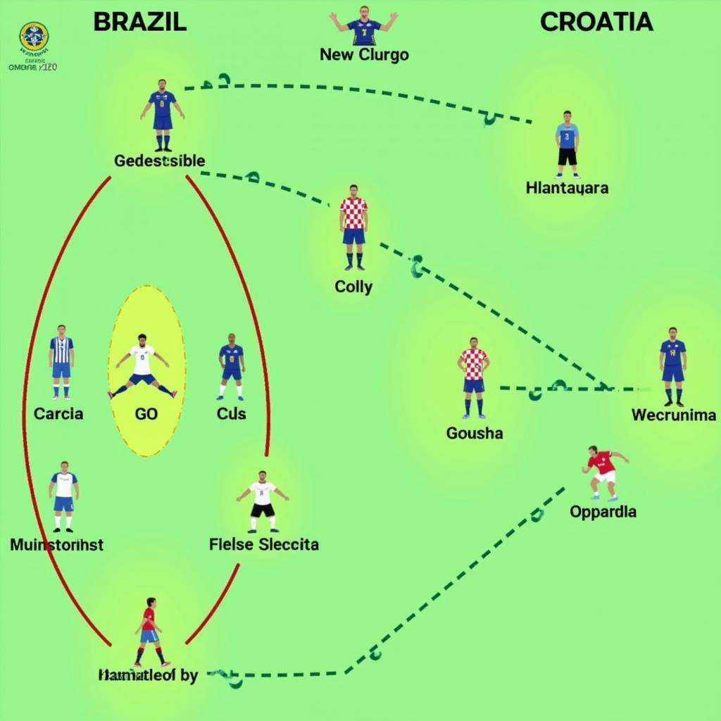 Chiến thuật và lối chơi của Brazil và Croatia