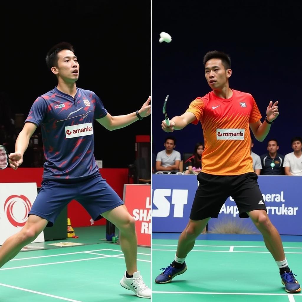 So sánh phong độ Chou Tien Chen và Jonatan Christie