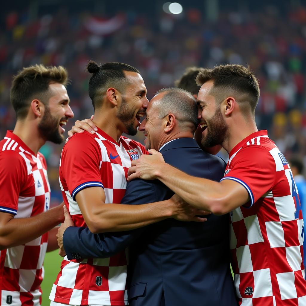 Niềm vui chiến thắng của Croatia tại World Cup 2022