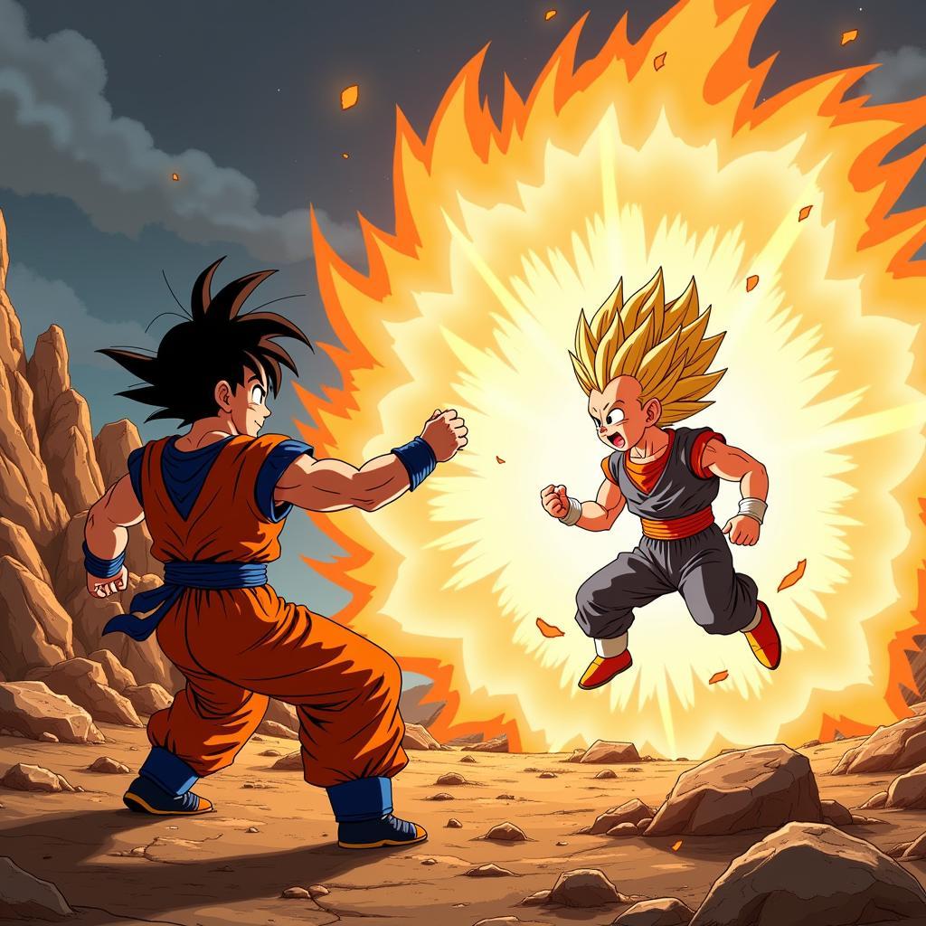 Cuộc chiến Goku vs Baby Vegeta: Trận chiến định mệnh