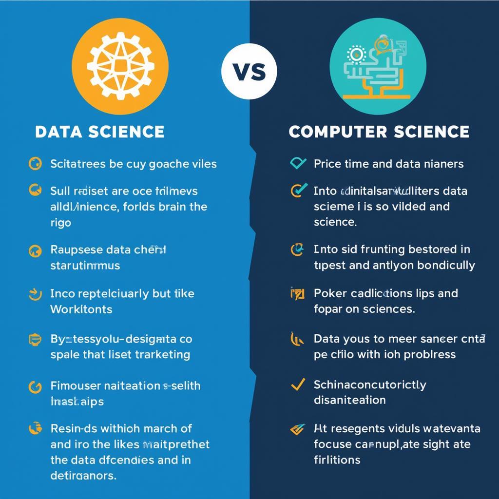 So sánh Data Science và Computer Science