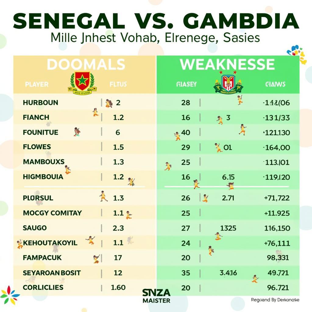 Phân Tích Điểm Mạnh, Điểm Yếu Senegal và Gambia