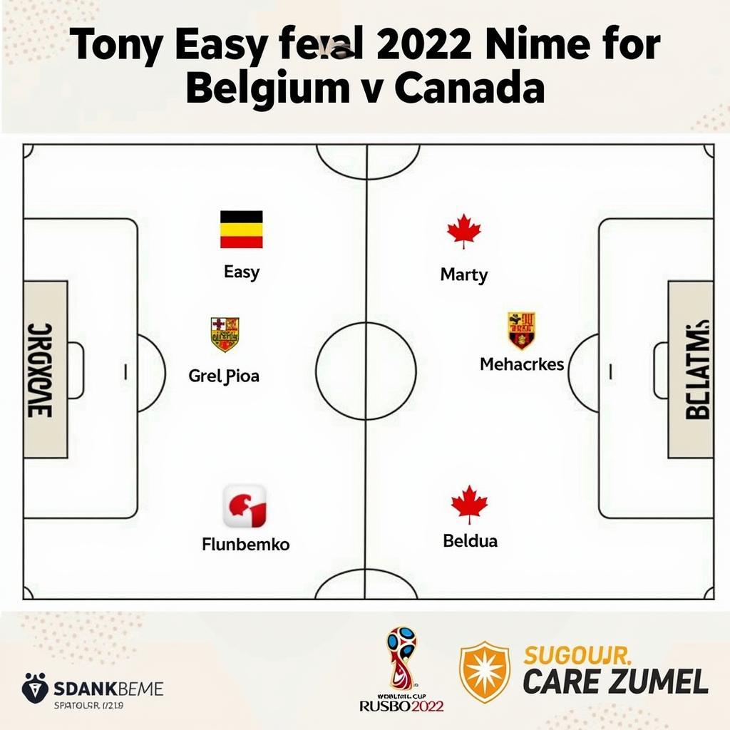 Đội hình ra sân Bỉ vs Canada tại World Cup 2022