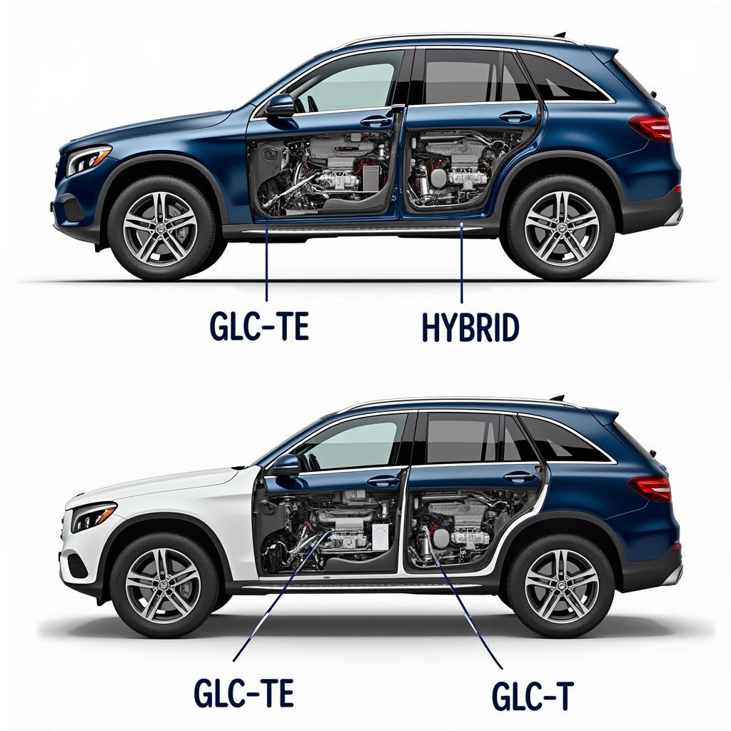 Động cơ Mercedes GLC TE và GLC T