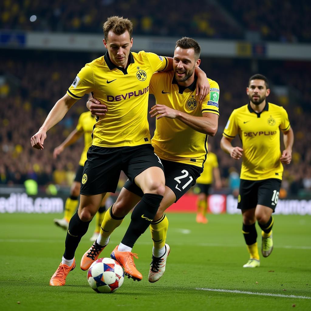 Trận đấu Dortmund vs Besiktas tại Champions League