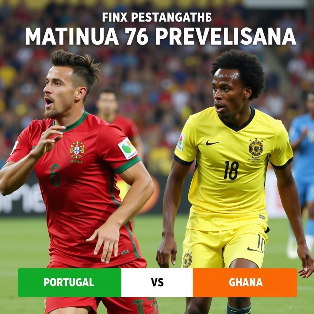 Dự đoán kèo chấp Bồ Đào Nha vs Ghana