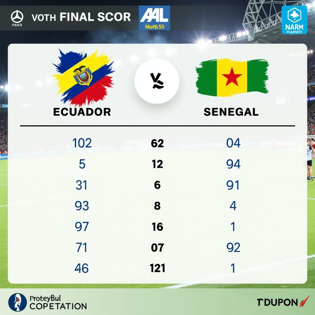 Dự đoán kết quả Ecuador vs Senegal