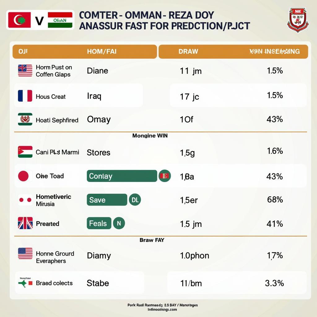 Dự đoán kết quả trận đấu giữa Iraq và Oman