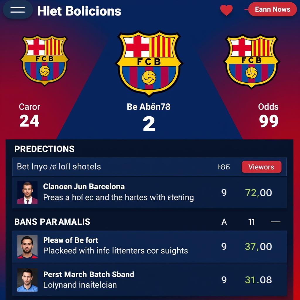 Dự đoán kết quả trận đấu Barca