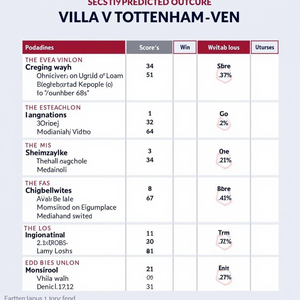 Dự đoán kết quả Villa vs Tottenham