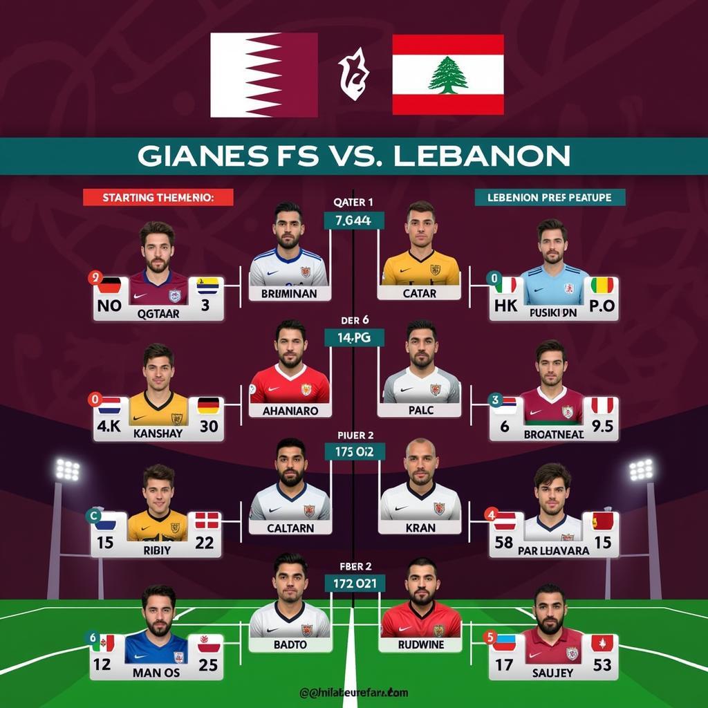 Dự đoán kết quả trận đấu Qatar vs Lebanon:  Phân tích chuyên sâu