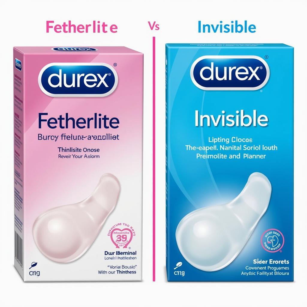 So sánh Durex Fetherlite vs Invisible