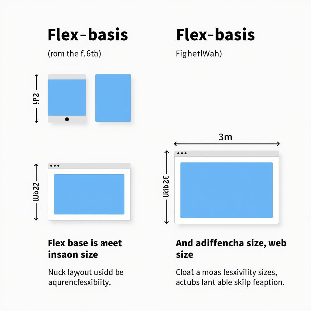 Ứng dụng flex-basis và width trong thiết kế responsive