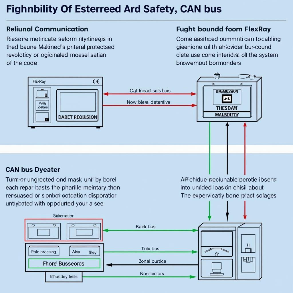 So sánh độ tin cậy và an toàn giữa FlexRay và CAN