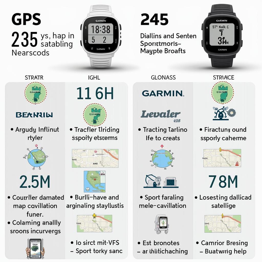 So sánh khả năng GPS và định vị của Garmin Forerunner 235 và 245