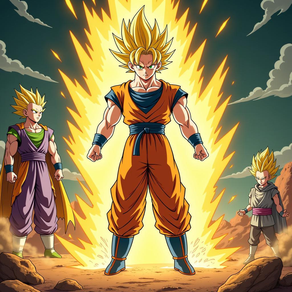 Goku Biến Hình Super Saiyan trên Namek